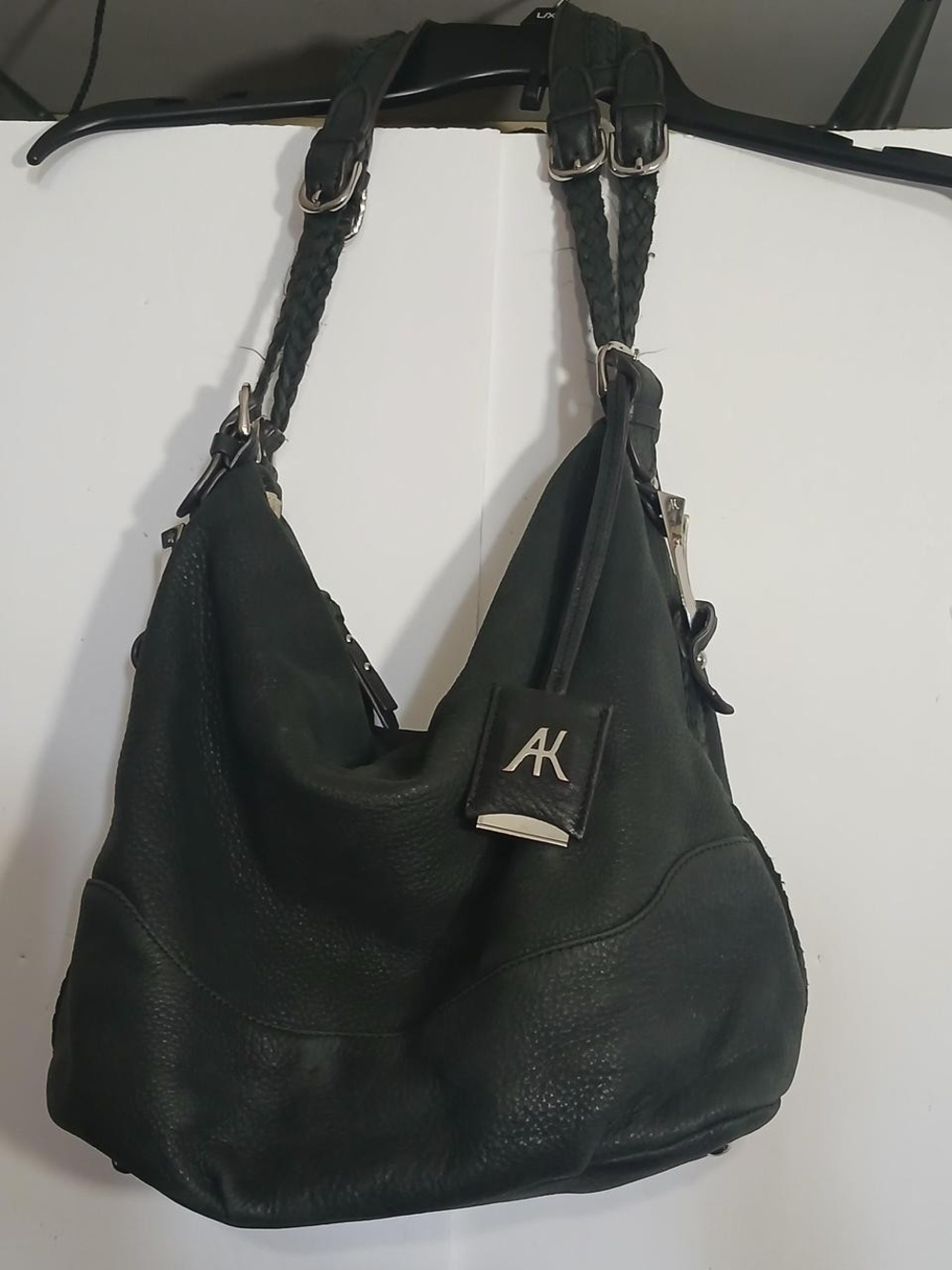 Black Leather Hobo Bag - Classic Women’s Shoulder Bag